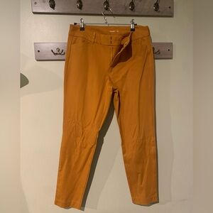Yellow Old Navy Pixie Ankle Pants